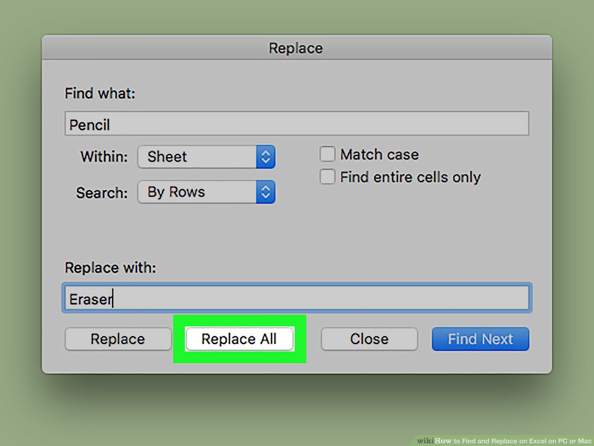 replacement for alt in mac excel